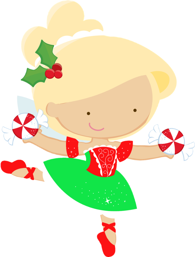 Bailarina Navidad Dibujo - Minus Navidad (685x901), Png Download