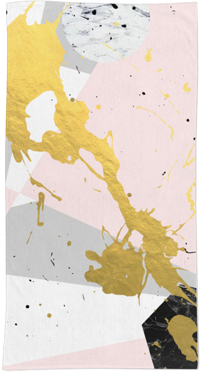 Toalha Gold Splatter De 83 Oranges™na - Gold Splatter (800x800), Png Download