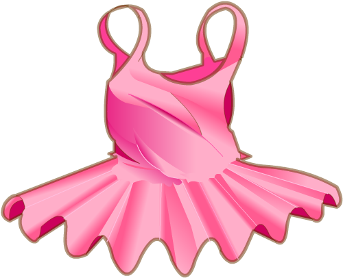 Clip Art Black Tutu Clipart - Tutu Png (500x500), Png Download