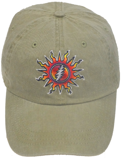 Grateful Dead 13 Point Lightning Bolt Shining From - Dyetheskyart Grateful Dead Hat - Sunshine Lightnin' (403x525), Png Download
