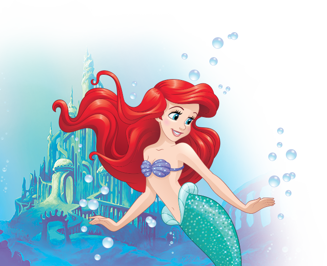 Dream Big Princess Ariel (670x545), Png Download