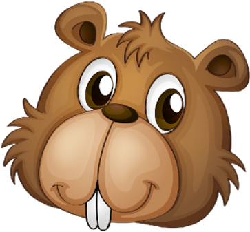 Beaver Face Clip Art (400x400), Png Download