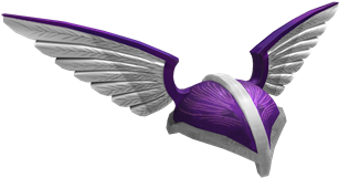 Winged Purple Helmet - Eagle (420x420), Png Download