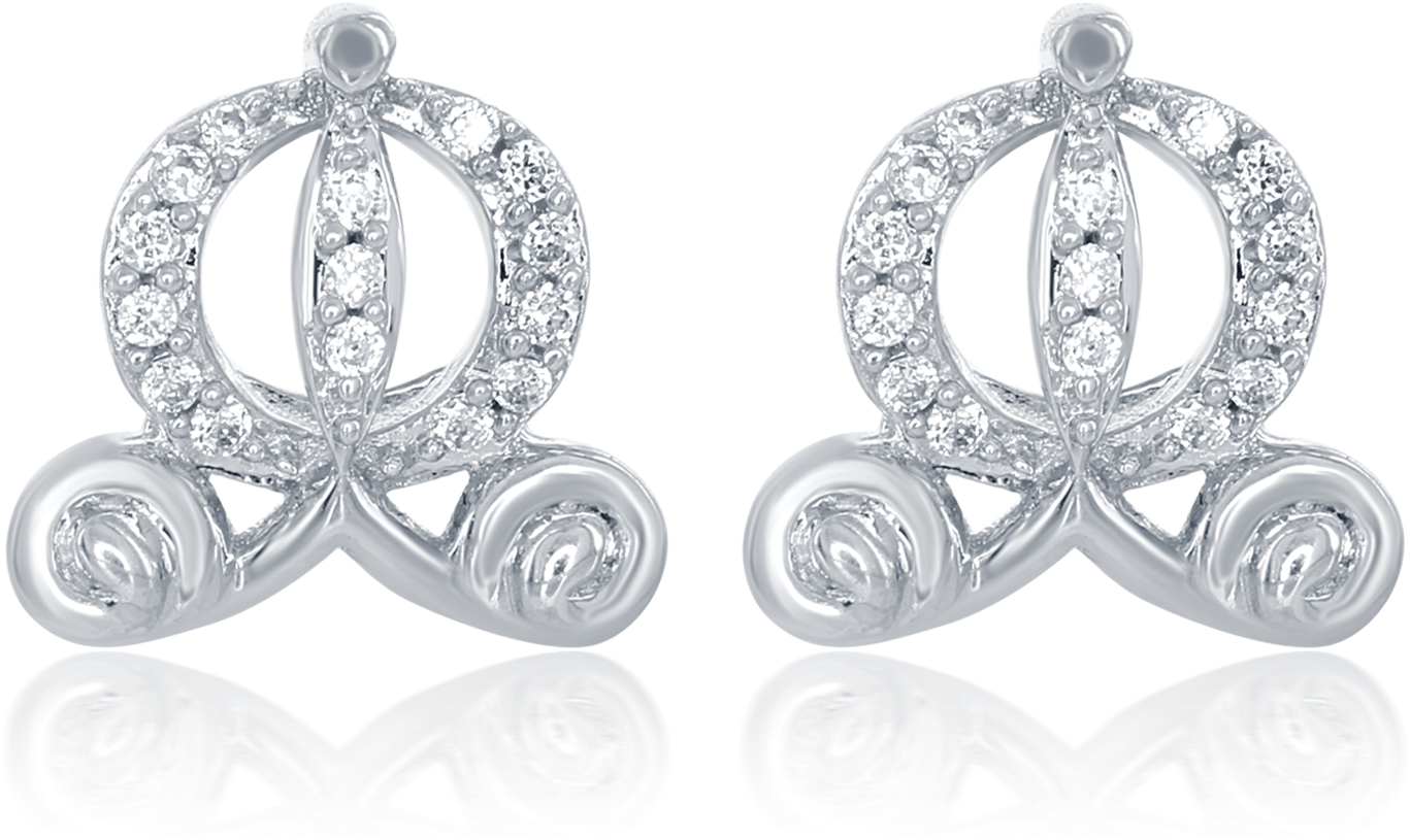 Disney Enchanted Cinderella Carriage - Enchanted Disney Fine Jewelry Cinderella (2000x2000), Png Download