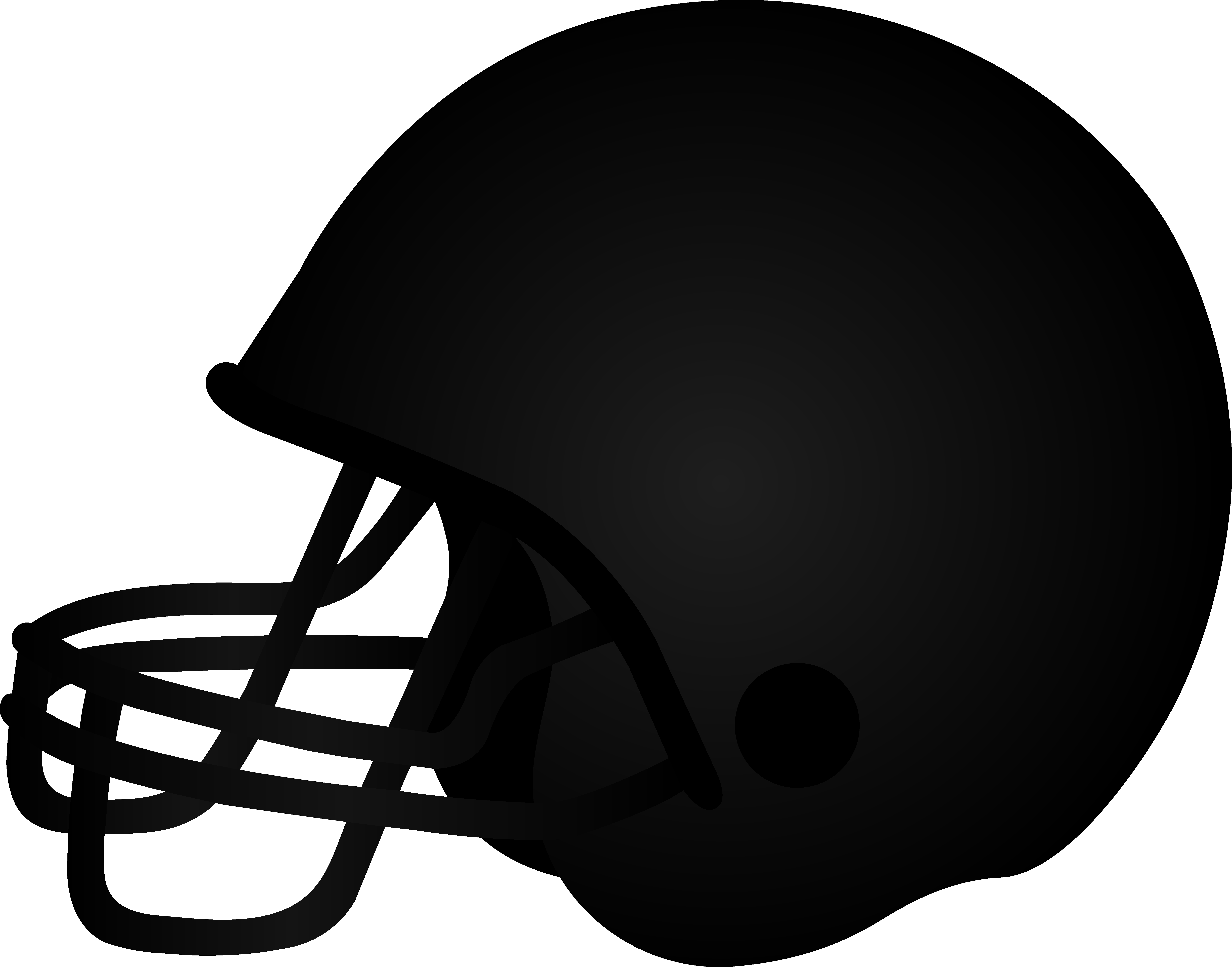28 Collection Of Football Helmet Clipart Png - Football Helmet Clipart Black (7362x5777), Png Download