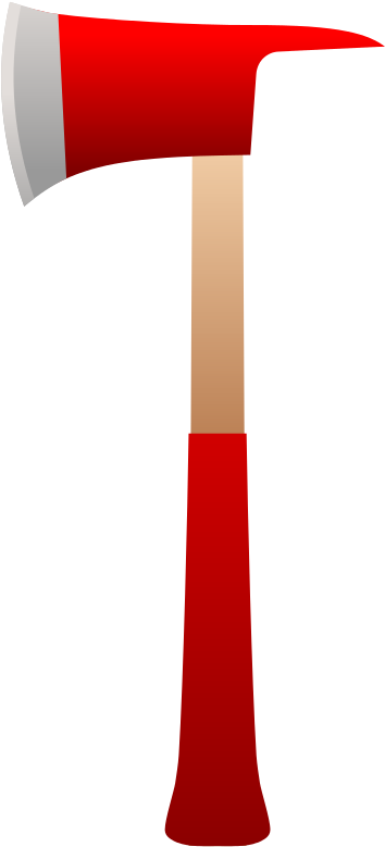 Clipart - Fire Axe Clip Art (505x800), Png Download