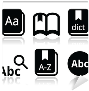 Dictionary Book Vector Icons Set Wall Mural • Pixers® - Dictionary Vector (400x400), Png Download