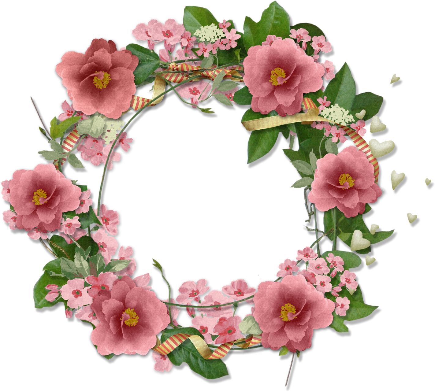 Marcos Flores Png - Oval Frame Png Rose (1600x1600), Png Download