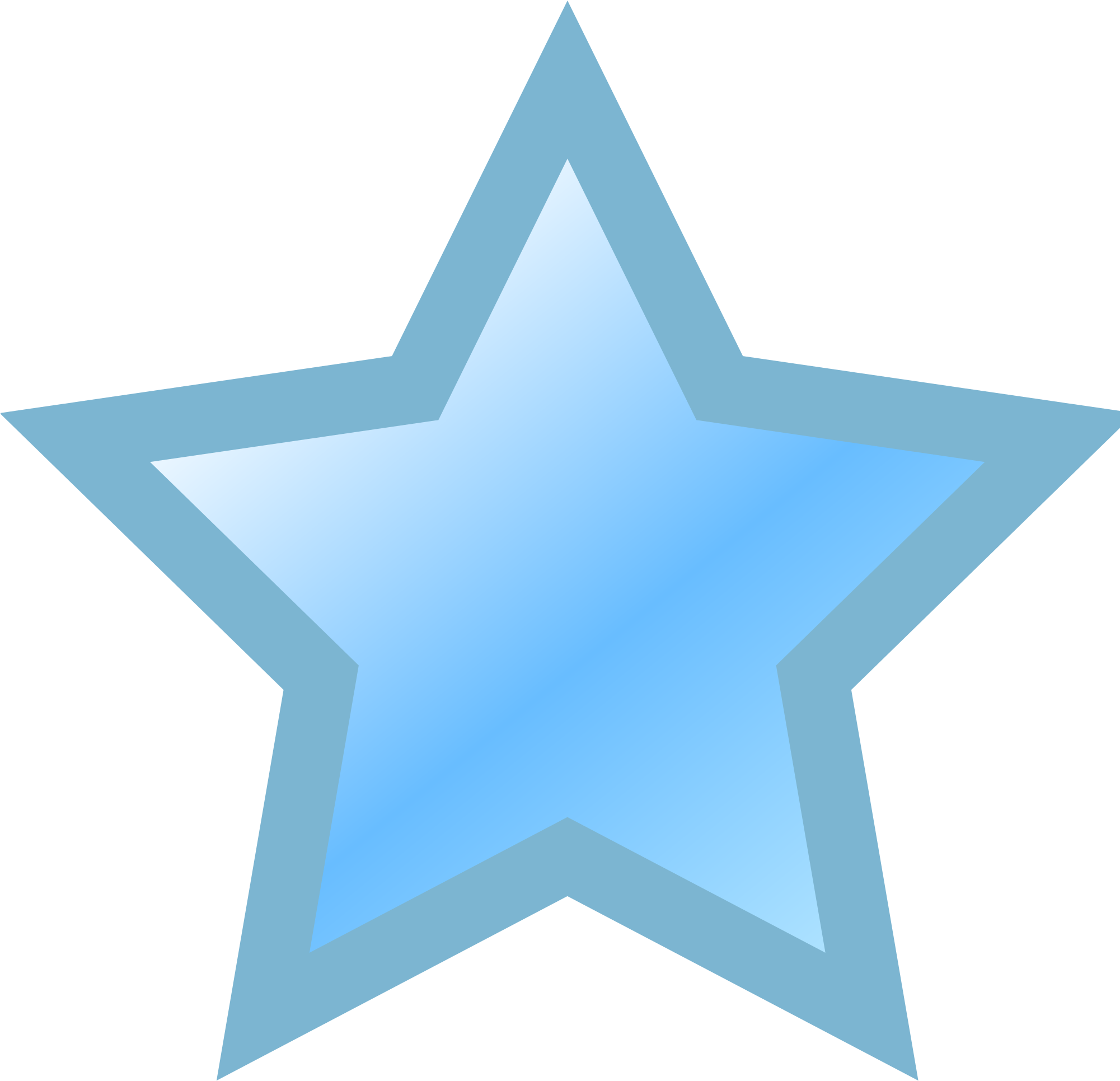 Open - Blue Star (2000x2000), Png Download