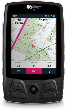 Os Trail Gps - Feature Phone (281x461), Png Download