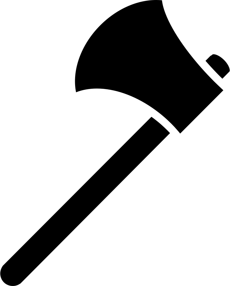 Ax Outline Comments - Ax Icon (790x980), Png Download