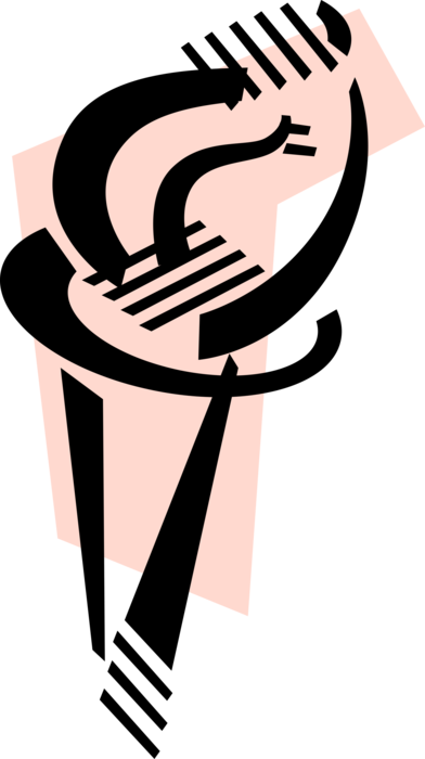 Vector Illustration Of Torch Flame Symbol Of Olympic - Illustration (392x700), Png Download
