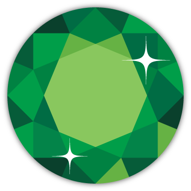 Women Earned 57% Of Bachelor's Degrees But Only 18% - Green Gem Png (500x500), Png Download