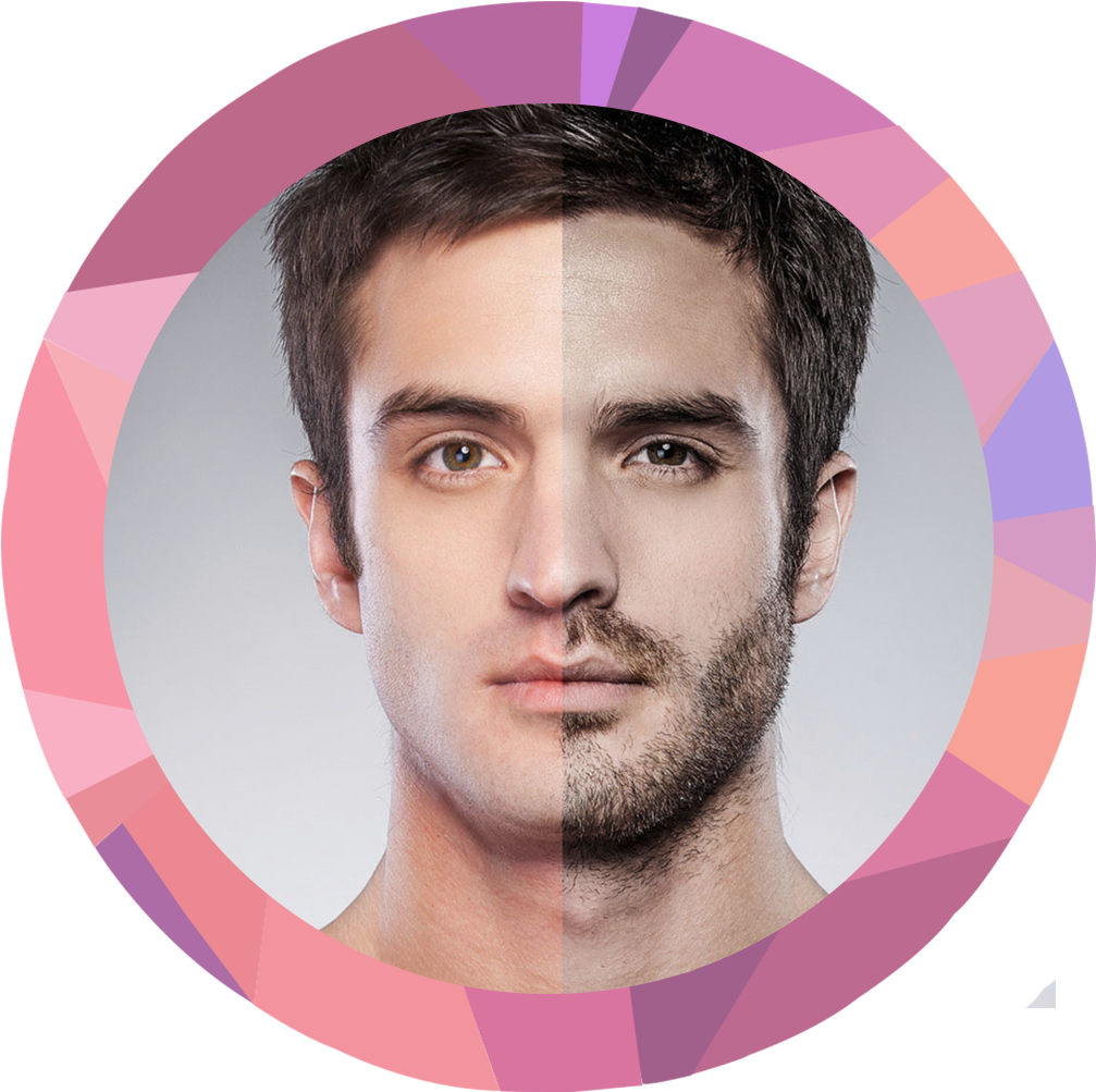 Depilação Barba - Outad Professional Men Liquid Beard Growth Pen Beard (1086x1002), Png Download