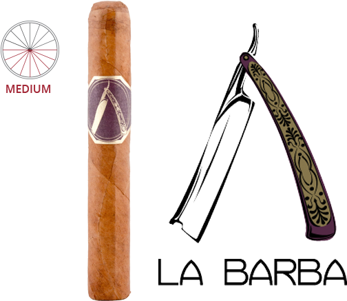 La Barba Purple - Barba (593x449), Png Download