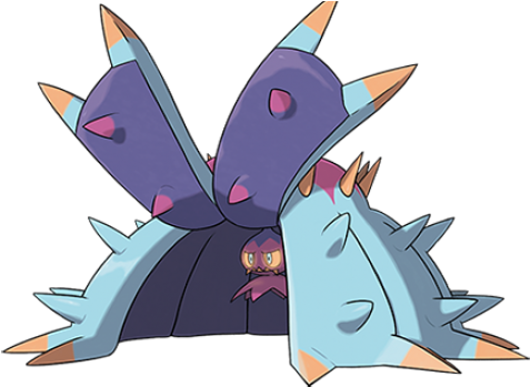 Toxapex Pokemon Sun And Moon - Pokemon Toxapex (522x348), Png Download