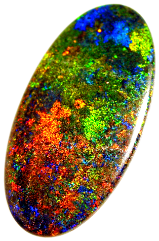 Australian Opal Stone (320x489), Png Download