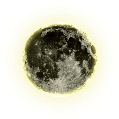 The-moon - De La Pleine Lune (427x428), Png Download