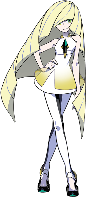 Lusamine-pokemon - Lusamine Pokemon Sun And Moon (595x842), Png Download