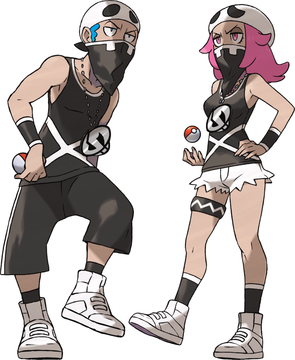 Sun Moon Team Skull Grunt - Pokemon Team Skull Grunt (982x1198), Png Download