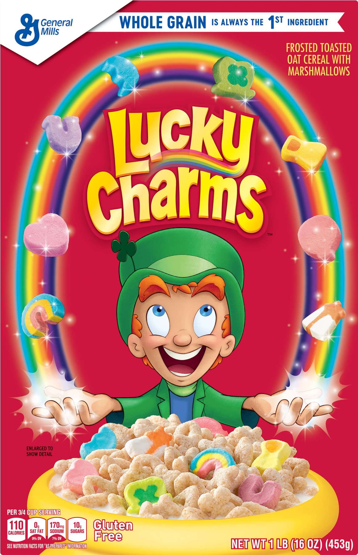 Lucky Charms Cereal (1800x1800), Png Download