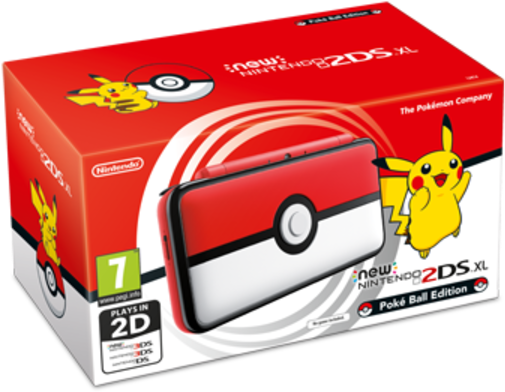1 3ds Pokemon Packshot - Nintendo 2ds Xl Pokeball Edition (1200x675), Png Download