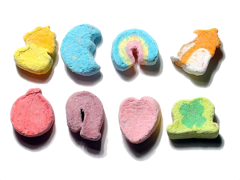 Transparent Cereal Lucky Charm - Lucky Charms Red Balloon (480x360), Png Download