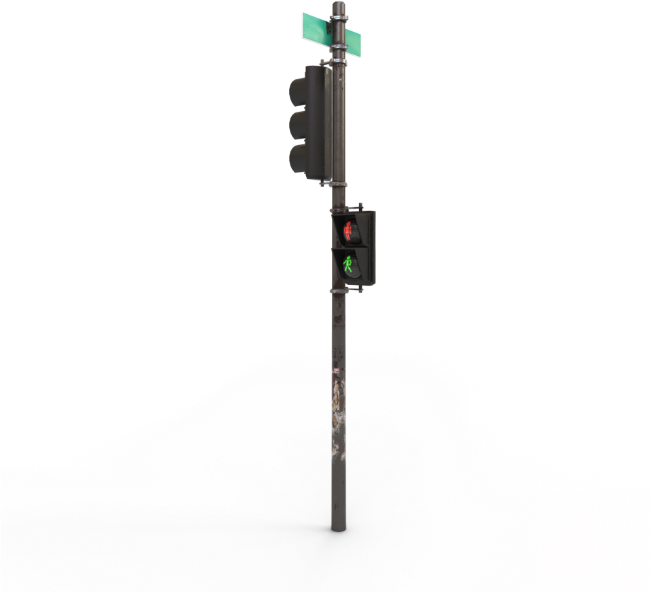 Traffic Light Textures Royalty Free Model Preview Png - Wavefront .obj File (920x920), Png Download