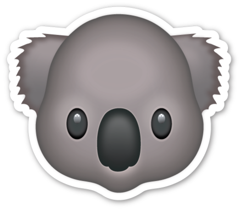 56 Images About Emojis Png😱💘 On We Heart It - Koala Emoji Png (480x418), Png Download