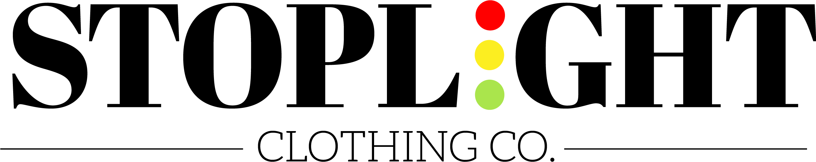 Stoplight Clothing Co - Project (2730x569), Png Download