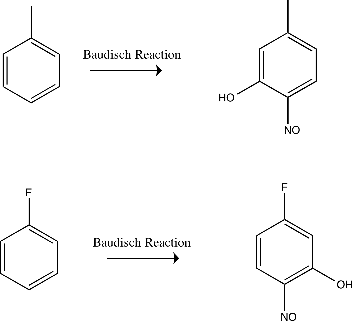 Substituted Benzene Reaction - Baudisch Reaction (1633x1254), Png Download