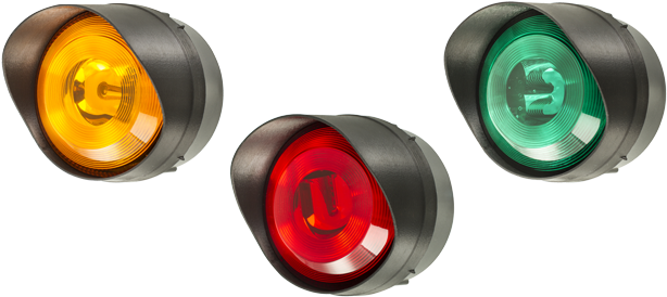 Vs Led Stl Led Traffic Lights - Moflash Led, Steady Beacon Led Tl Series, Green, Surface (640x480), Png Download
