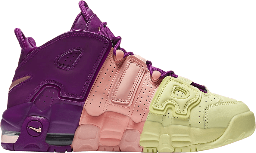 Air More Uptempo Gs 'lucky Charms' - Nike Uptempo (850x509), Png Download