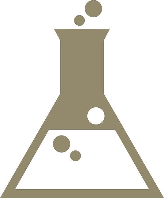 Beaker, Bubbles, Chemistry, Reaction - Science Beaker Vector (531x640), Png Download