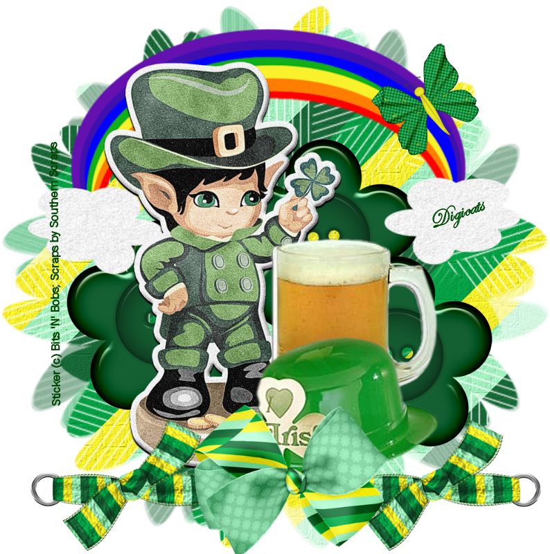 Lucky Charms Leprechaun Png Picture Free Stock - Saint Patrick's Day Wall Clock (800x800), Png Download