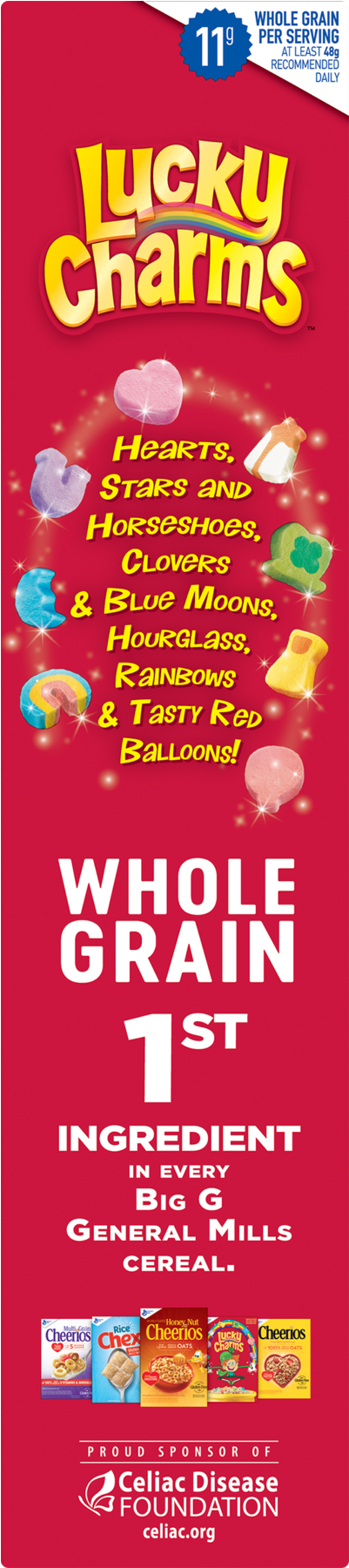 General Mills Cereal Lucky Charms, 326g (1800x1800), Png Download