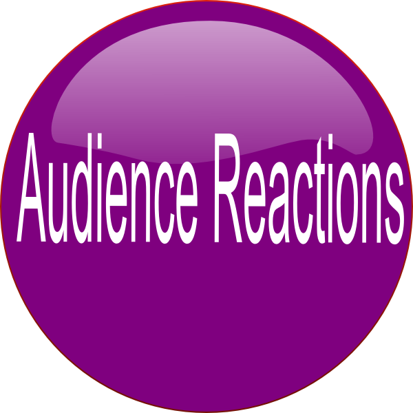 Audience Reactions Svg Clip Arts 600 X 600 Px (600x600), Png Download