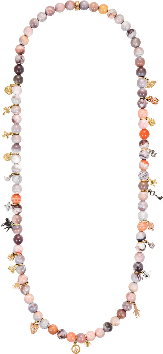 Recharmed Lucky Charms Necklace - W.lane (1285x1499), Png Download