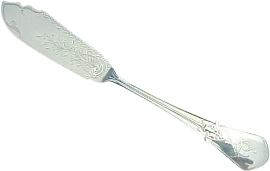 Swiss By Gorham Sterling Silver Master Butter Knife - Butter Knife Transparent Background (558x558), Png Download