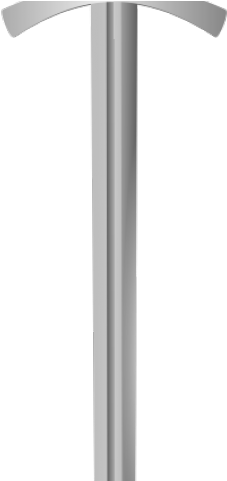 Sword Clipart Medieval Sword - Shower Rod (640x480), Png Download