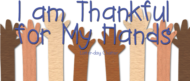 Org Primary 1, Lesson - Am Thankful For My Hands Primary (640x320), Png Download