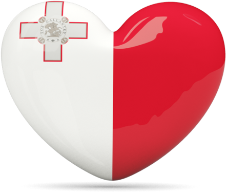 Malta Articles - Flag: Naval Jack Of Malta (450x450), Png Download