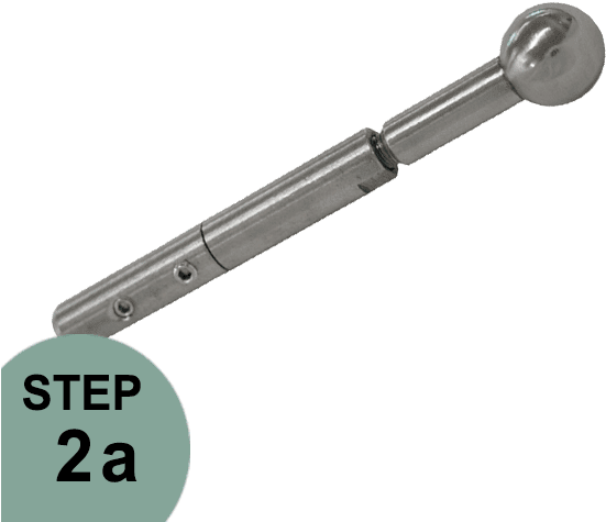 Prova Railing Pa26 Cable Post Adjustment Terminal - Guard Rail (598x598), Png Download