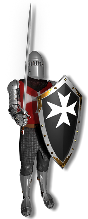 Used In The 9th Century By Christians Living In Sir - Maltese Cross (323x765), Png Download