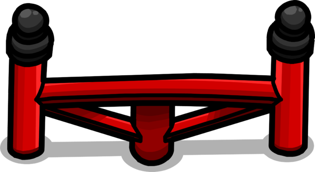 Red Bridge Railing Sprite 002 - Wiki (640x350), Png Download