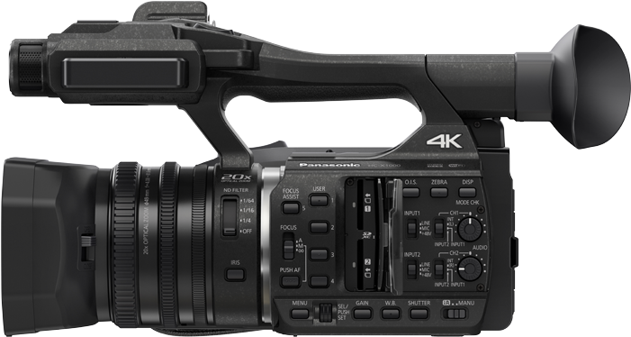 Panasonic Hc-x1000 4k Dci/ultra Hd/full Hd Camcorder - Panasonic Hcx1000 (600x450), Png Download