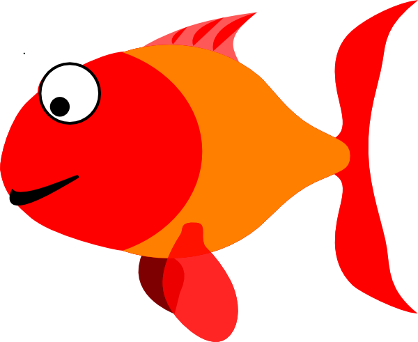 Scared Fish Clipart (600x491), Png Download