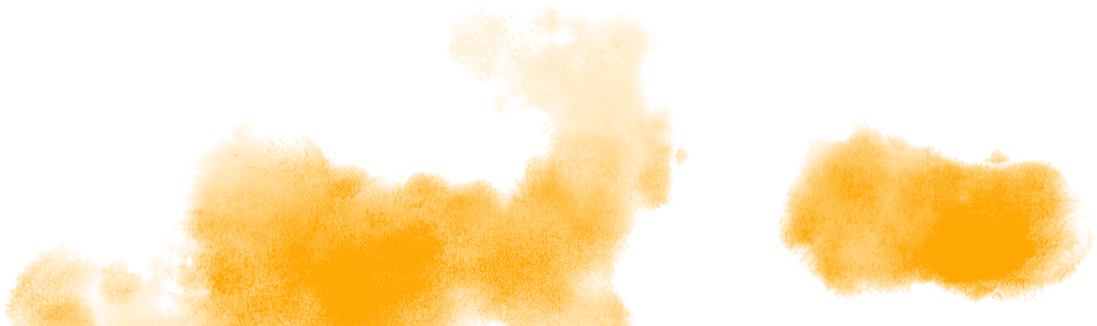 Frontal Lobe - Watercolor Paint (2228x663), Png Download