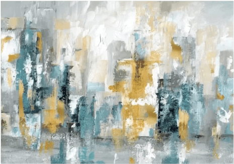 A Modern Painting To Brighten Up A Room - Icanvas City Views Ii Art By Nan Canvas Art Wall Decor (642x361), Png Download