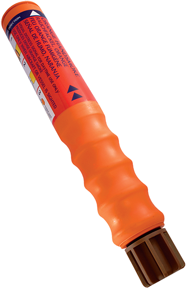 Orange Handsmoke - Png Smoke Orange (435x746), Png Download